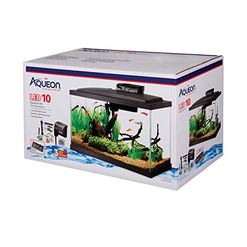 Aqueon Aquarium Starter Kit พร้อมไฟ LED 10