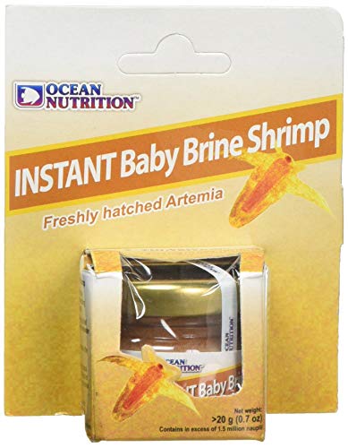 Ocean Nutrition กุ้งน้ำเกลือสำเร็จรูปสำหรับเด็ก 0.7-Ounces (20 Grams) Jar