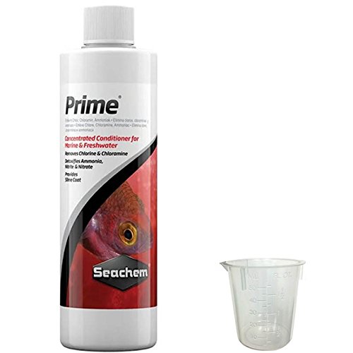 Seachem Prime ชุดถ้วยตวง 500 มล. w / 50 มล