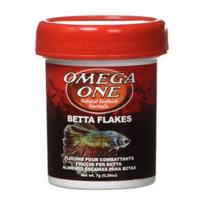 อาหารเกล็ดที่ดีที่สุด: Omega One Betta Flakes